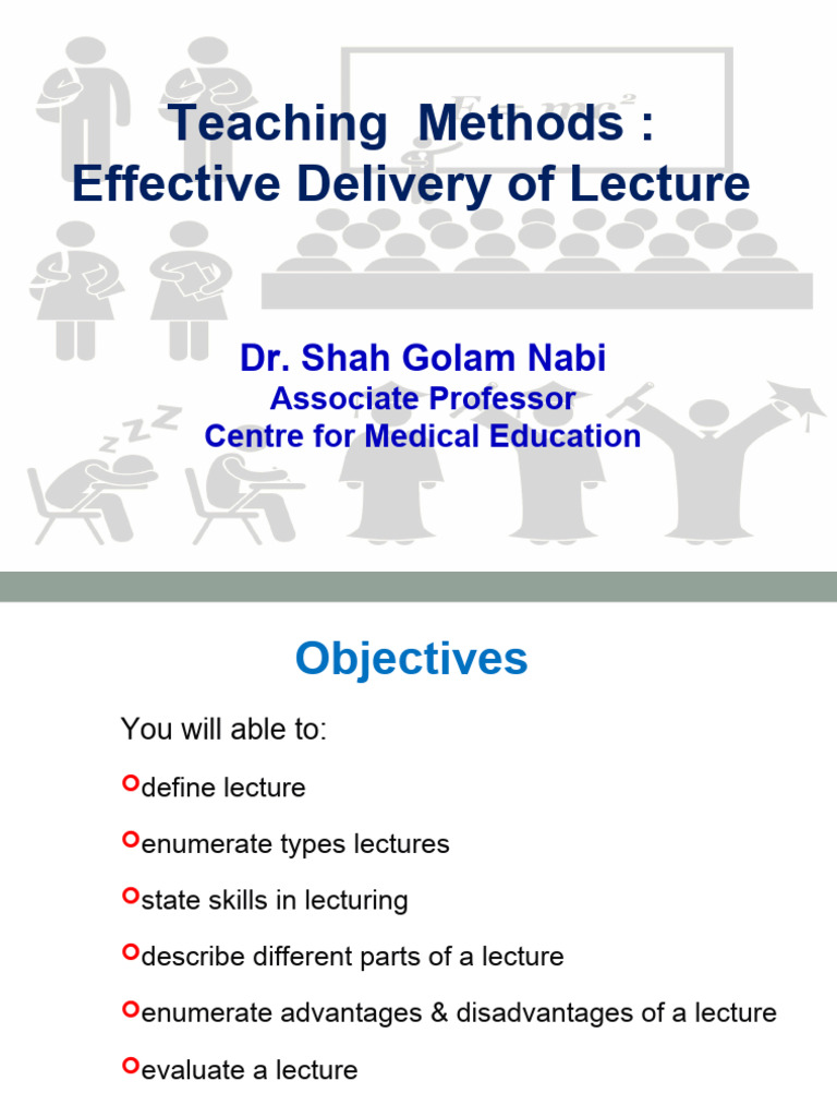Effective Delivery of Lecture | PDF | Lecture | Learning
