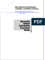 [Download pdf] Successful Defined Contribution Investment Design 1St Edition Schaus online ebook all chapter pdf 