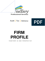 Bradley Company Profile as at 20th March 2023