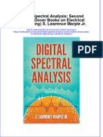 (Download PDF) Digital Spectral Analysis Second Edition Dover Books On Electrical Engineering S Lawrence Marple JR Online Ebook All Chapter PDF