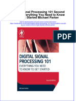 (Download PDF) Digital Signal Processing 101 Second Edition Everything You Need To Know To Get Started Michael Parker Online Ebook All Chapter PDF