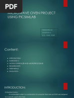 MICROWAVE OVEN PROJECT USING PICSIMLAB ppt