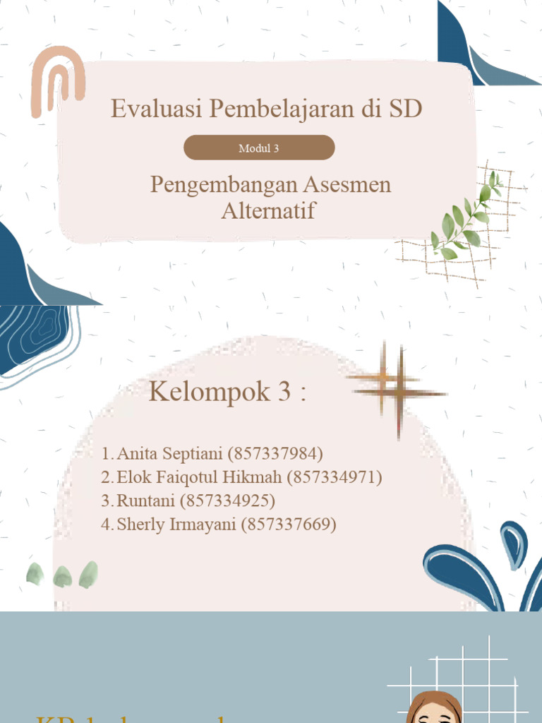Modul3 - Kelompok 3 - Evaluasi Pembelajaran Di SD | PDF | Karier ...