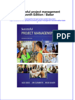 (Download PDF) Successful Project Management Seventh Edition Baker Online Ebook All Chapter PDF