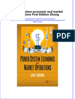 (Download PDF) Power System Economic and Market Operations First Edition Zhong Online Ebook All Chapter PDF
