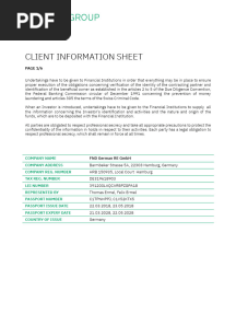 Cis FND German Re GMBH (DB Only)
