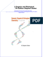 (Download PDF) General Organic and Biological Chemistry 7Th Edition Stephen Stoker Online Ebook All Chapter PDF