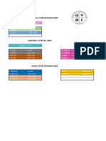 Fechas de 1 Evaluacion 22 23