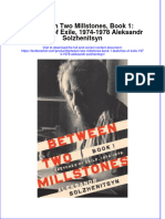 [Download pdf] Between Two Millstones Book 1 Sketches Of Exile 1974 1978 Aleksandr Solzhenitsyn online ebook all chapter pdf 