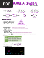 MF19 Formulae and Statistical Tables | PDF | Area | Acceleration
