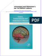 (Download PDF) Genes Environment and Alzheimers Disease 1St Edition Lazarov Online Ebook All Chapter PDF