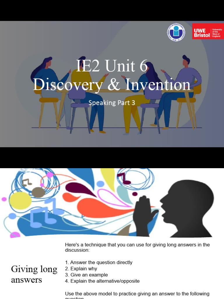 03 IELTS Speaking Practice Part 3 - Discussion - Discovery & Invention ...