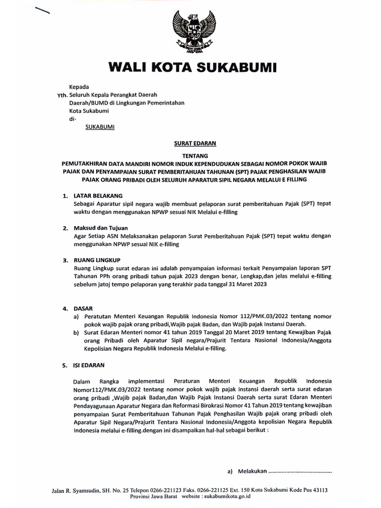 Surat Edaran | PDF