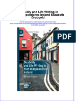 [Download pdf] Disability And Life Writing In Post Independence Ireland Elizabeth Grubgeld online ebook all chapter pdf 