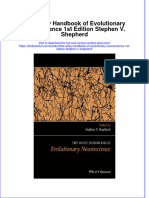 ebookfiledocument_732[Download pdf] The Wiley Handbook Of Evolutionary Neuroscience 1St Edition Stephen V Shepherd online ebook all chapter pdf 