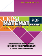 UKBM Matematika Semester 3 SDH