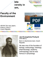Jan Evangelista Purkyně University in Ústí Nad Labem, Faculty of The Environment