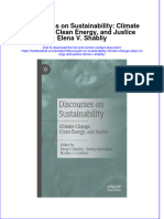 [Download pdf] Discourses On Sustainability Climate Change Clean Energy And Justice Elena V Shabliy online ebook all chapter pdf 