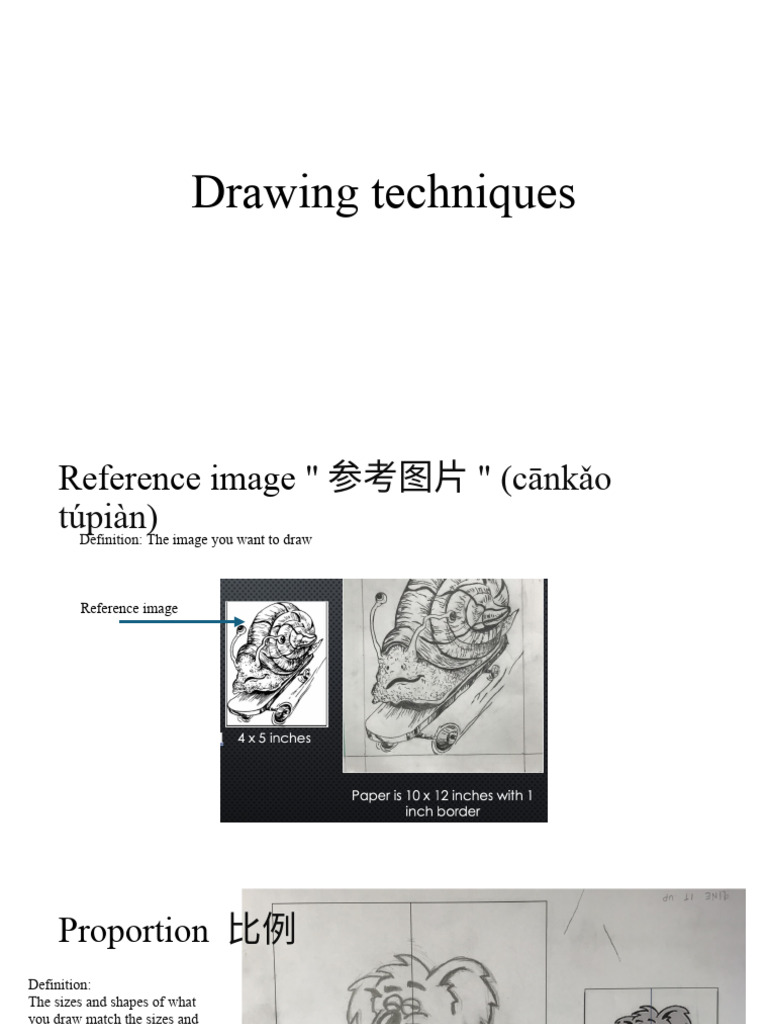Line Drawing Techniques Notes and Quiz | PDF | Drawing