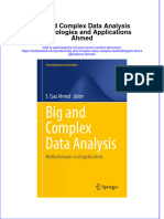 [Download pdf] Big And Complex Data Analysis Methodologies And Applications Ahmed online ebook all chapter pdf 