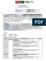 Sesión de Aprendizaje 1 - Exp-1 - (Primer Grado)