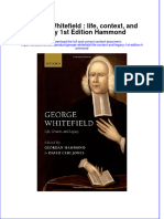 [Download pdf] George Whitefield Life Context And Legacy 1St Edition Hammond online ebook all chapter pdf 