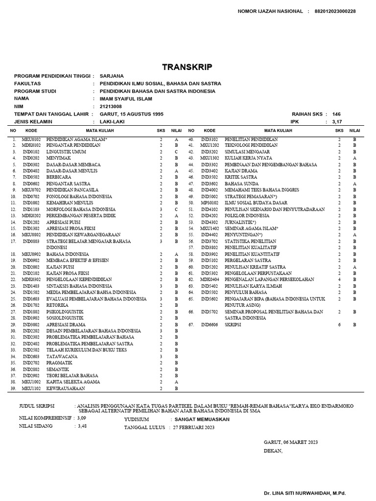 Update Imam PBSI PDF Science Cognition