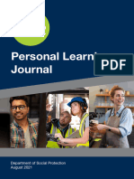 Personal Learning Journal: Department of Social Protection August 2021
