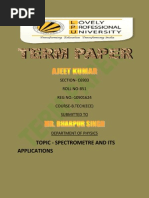 Download Spectrometer by Aman Kumar SN73344578 doc pdf