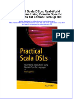 (Download PDF) Practical Scala Dsls Real World Applications Using Domain Specific Languages 1St Edition Pierluigi Riti Online Ebook All Chapter PDF