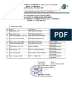 daftar peserta dan panitia