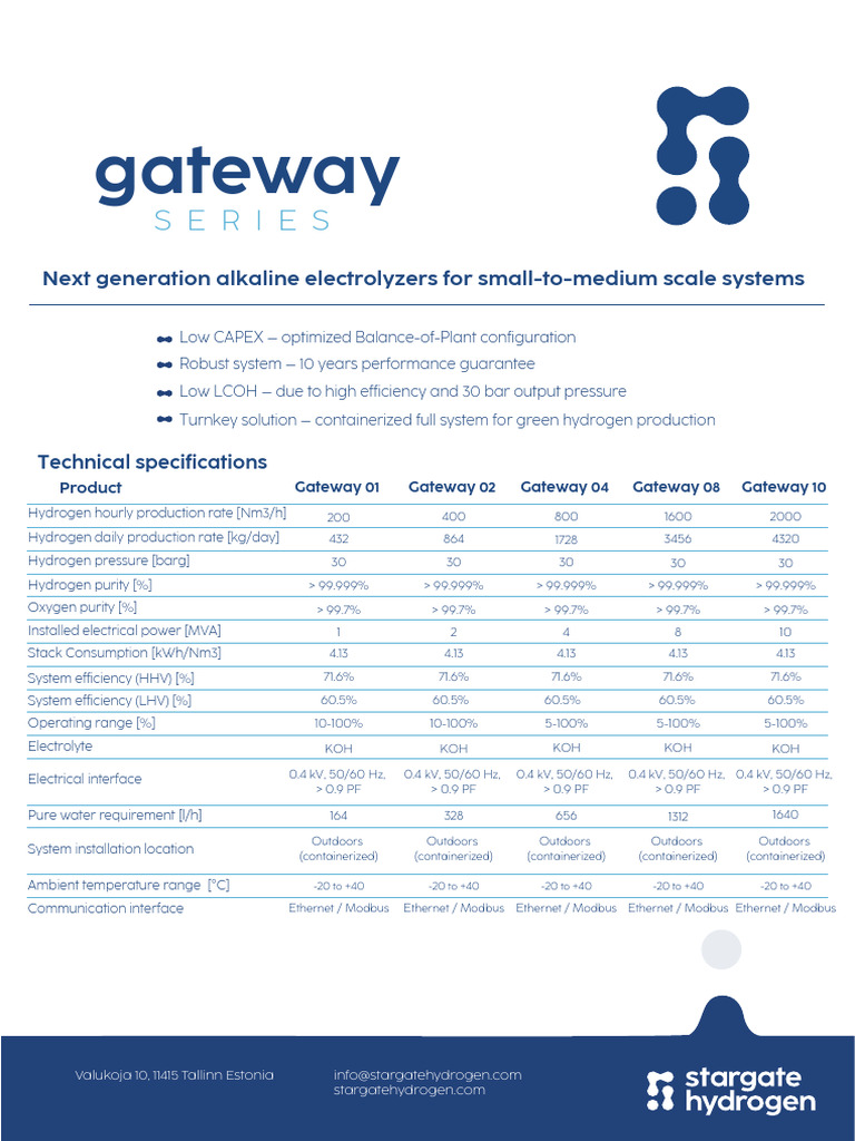 Stargate Gateway Specifications July 2022 | PDF | Chemical Process ...