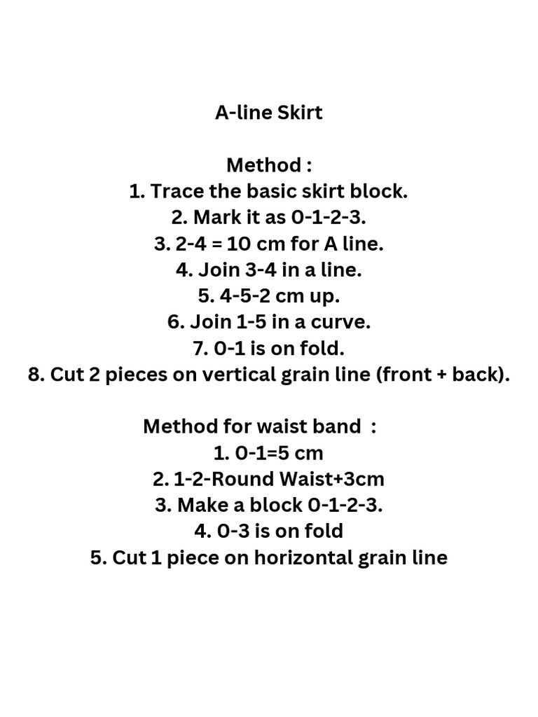 Add a heading pdf skirt softlines retail 