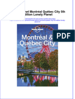(Download PDF) Lonely Planet Montreal Quebec City 5Th Edition Lonely Planet 2 Online Ebook All Chapter PDF