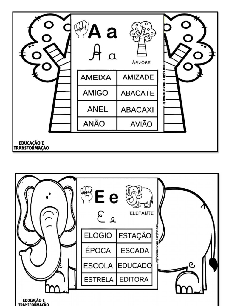 Ficha Interativa 3 Alfabeto | PDF