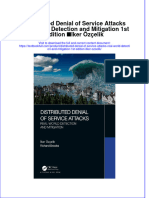 (Download PDF) Distributed Denial of Service Attacks Real World Detection and Mitigation 1St Edition Ilker Ozcelik Online Ebook All Chapter PDF