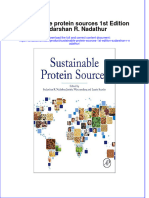 [Download pdf] Sustainable Protein Sources 1St Edition Sudarshan R Nadathur online ebook all chapter pdf 