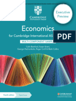 Cambridge International As - A Level Economics - Executive Preview
