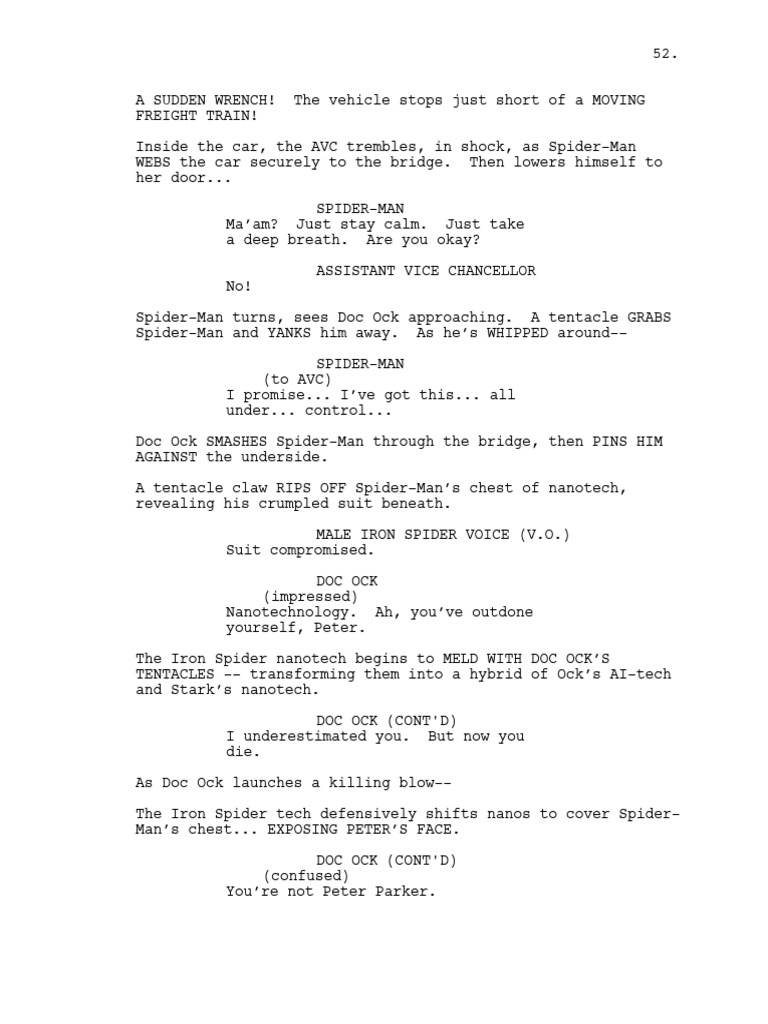 SpiderManNoWayHomeReadTheScreenplay 4 PDF