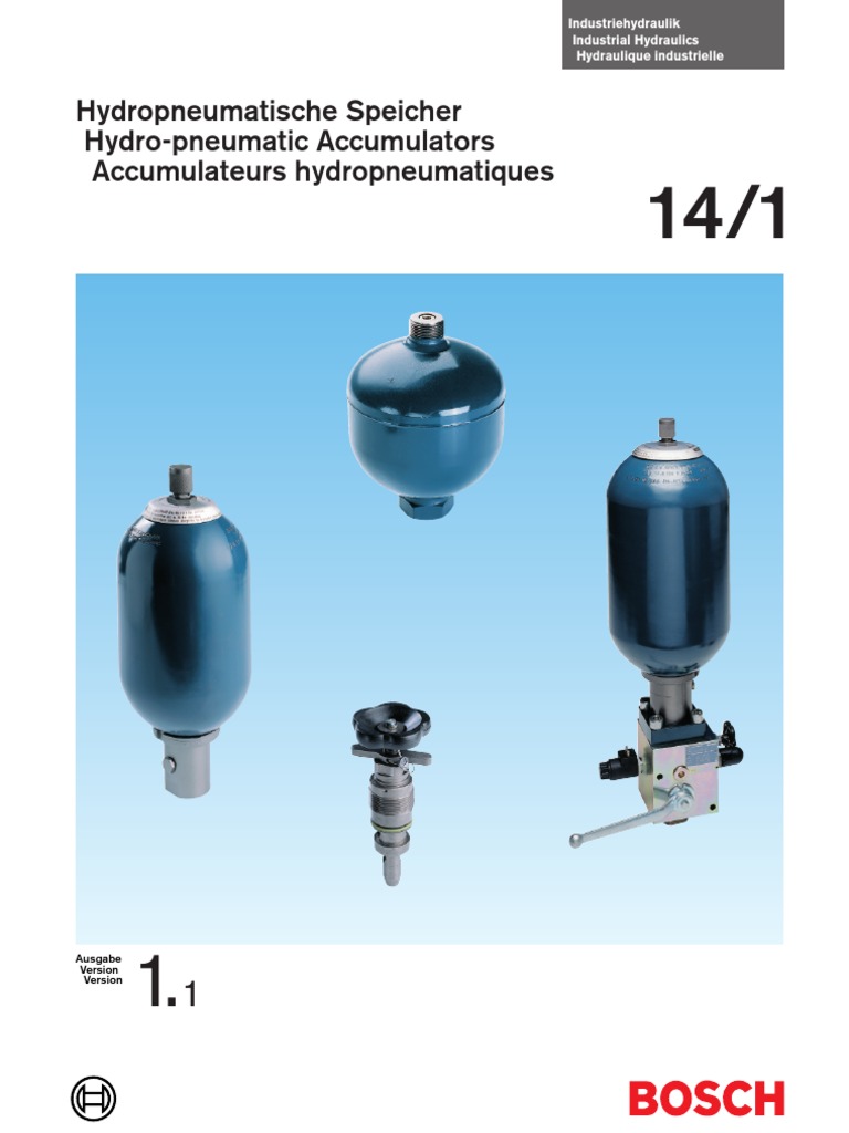 Hydropneumatic Accumulators 1 1