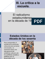 La crítica radical a la escuela en EEUU en los 60