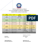 Jadwal Pengawas Ujian