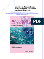 (Download PDF) Bioinformatics in Aquaculture Principles and Methods 1St Edition Zhanjiang John Liu Online Ebook All Chapter PDF