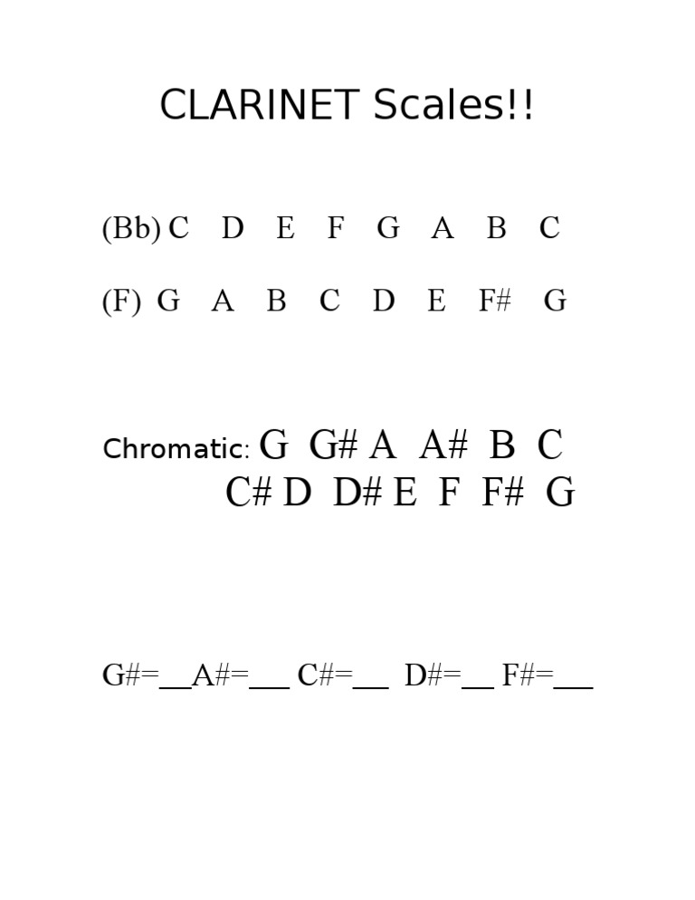 Flute Scales | PDF