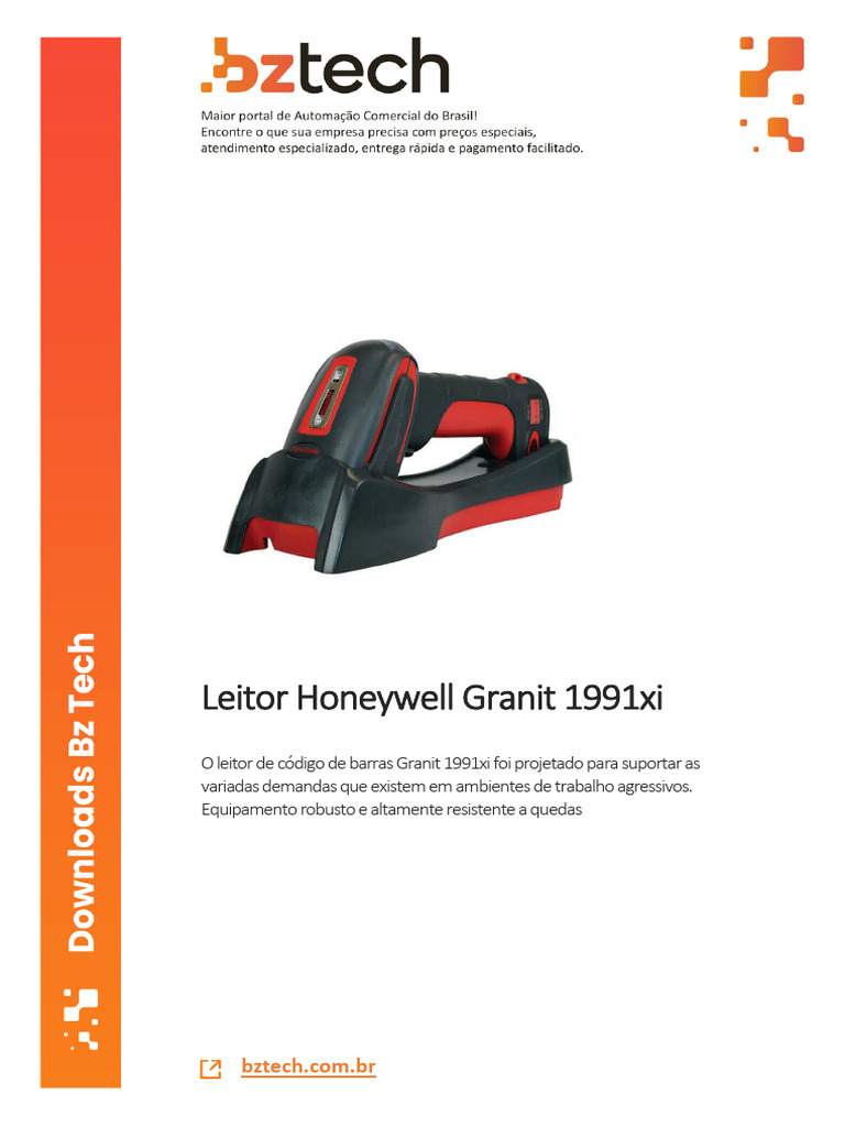 Manual Honeywell Granit 1991i PDF Bluetooth Computing