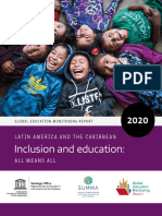 Global Education Monitoring Report, 2020, Latin America and The Caribbean, Inclusion and Education - All Means All