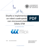 MIRET - Diseño e Implementación de Un Robot Cuadrupedo 3GDL Con Microcontrolador de 32bits STM