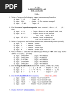 C-Lab Cycles Test Cases