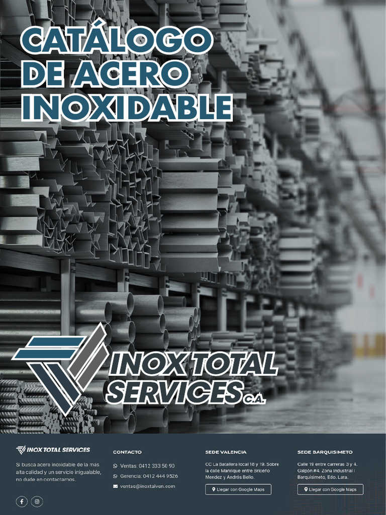 Acero Inoxidable Inox Total Services | PDF