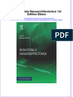 (Download PDF) Biomaterials Nanoarchitectonics 1St Edition Ebara Online Ebook All Chapter PDF